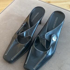 Ladies Black Pumps/Slides - 11W